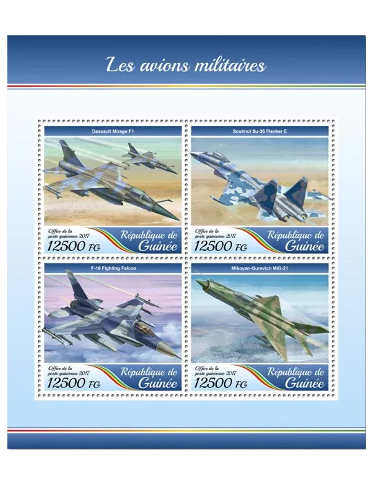 n° 8896/8899 - Timbre GUINÉE Poste