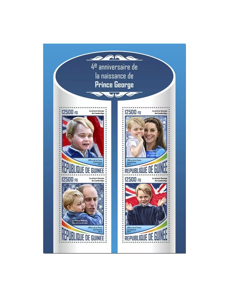 n° 9052/9055 - Timbre GUINÉE Poste