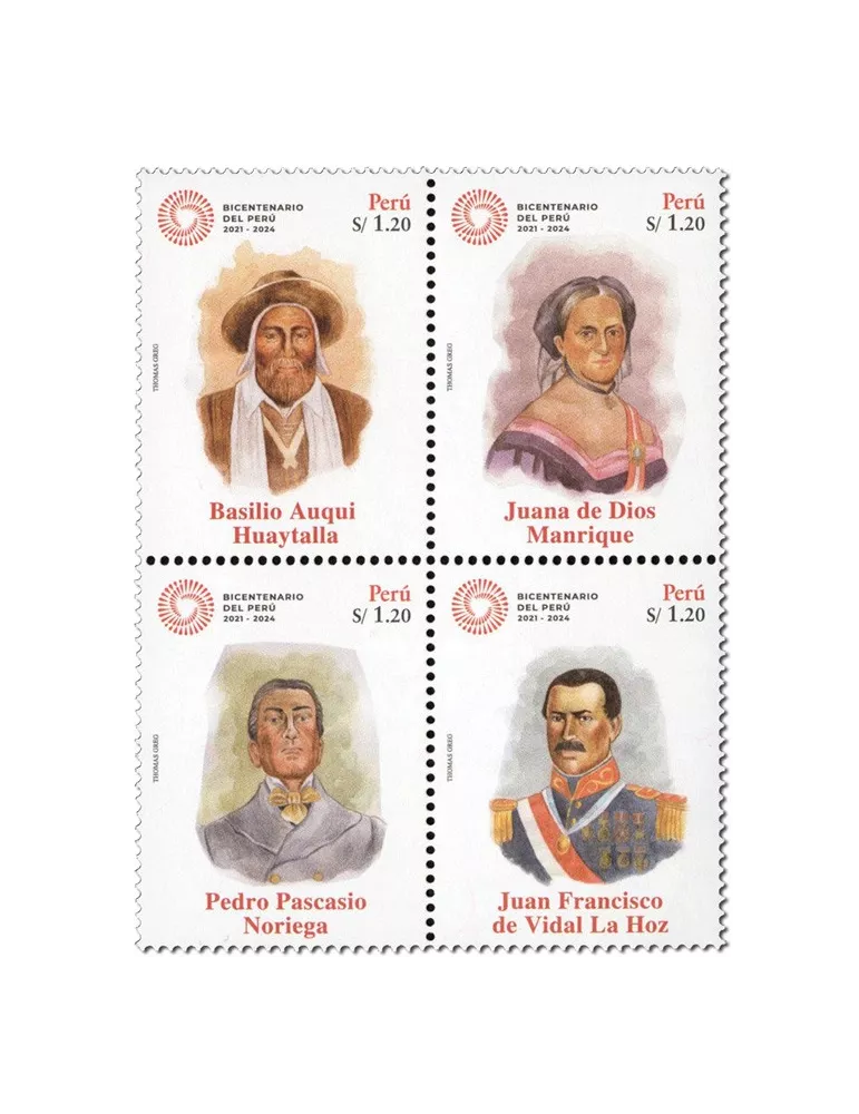 n° 2281/2284 - Timbre PEROU Poste