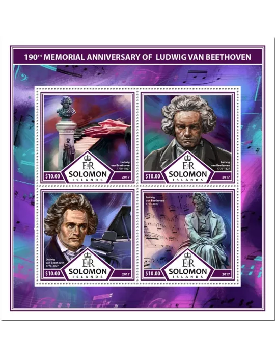 n° 3813/3816 - Timbre SALOMON Poste