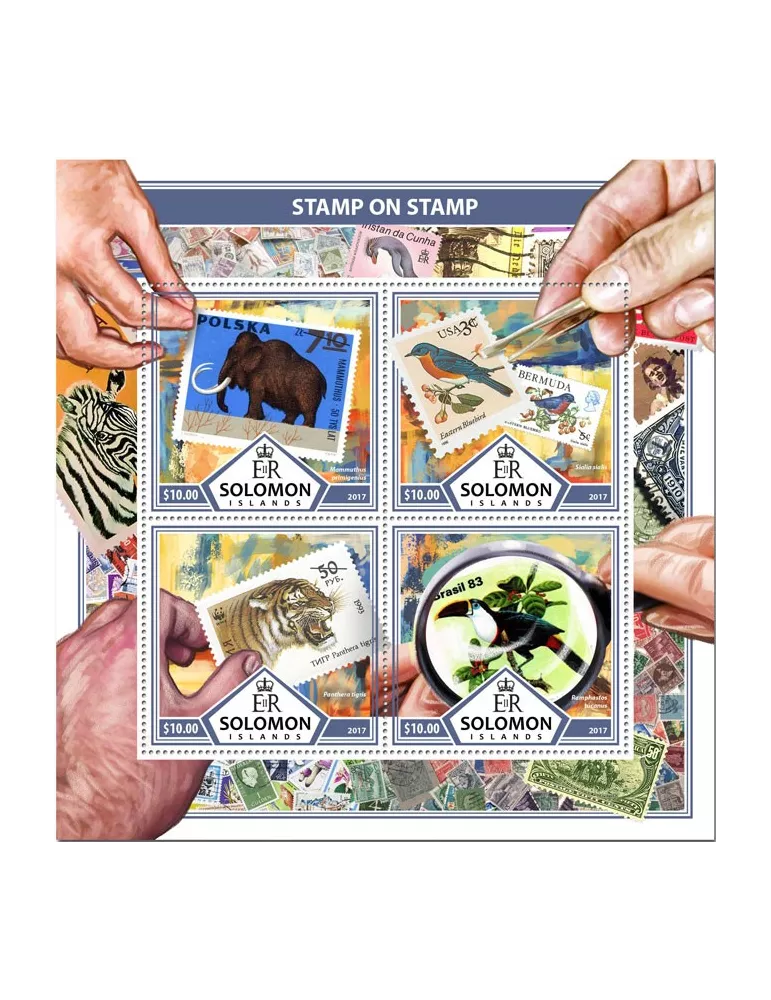 n° 3829/3832 - Timbre SALOMON Poste