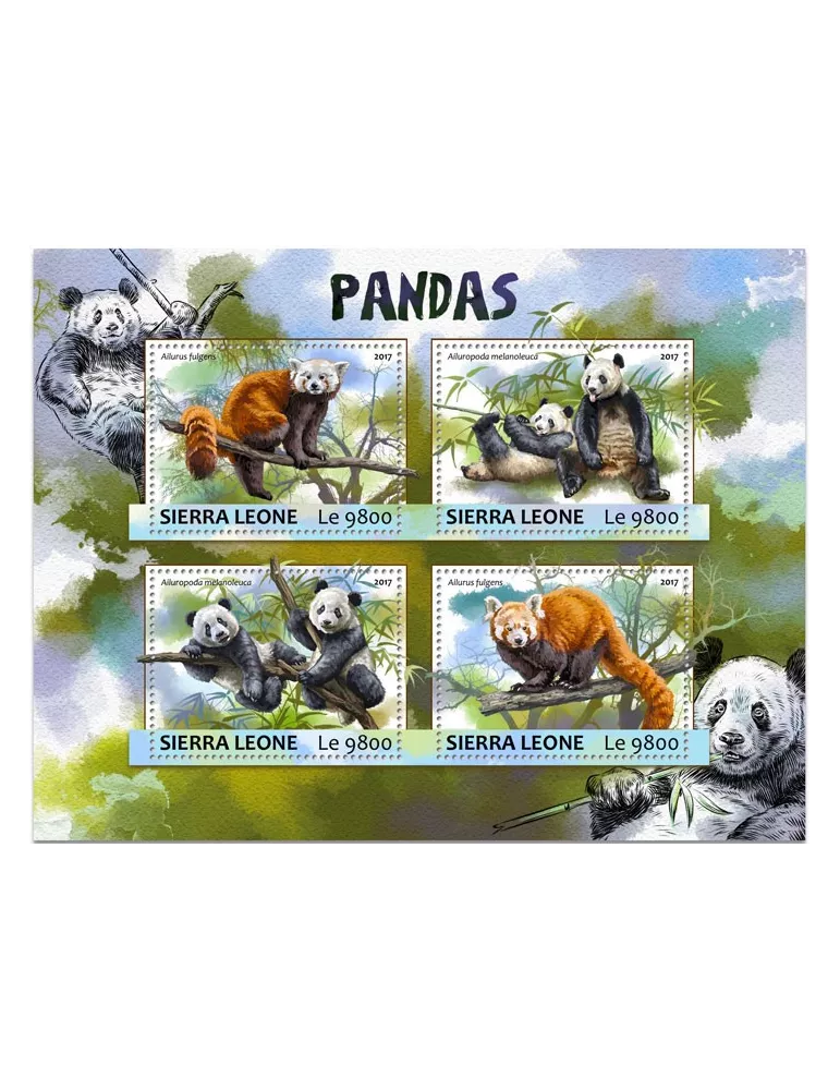 n° 6821/6824 - Timbre SIERRA LEONE Poste