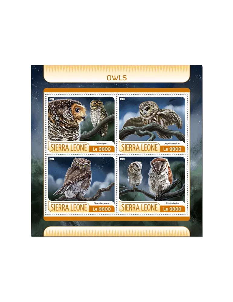 n° 7073/7076 - Timbre SIERRA LEONE Poste