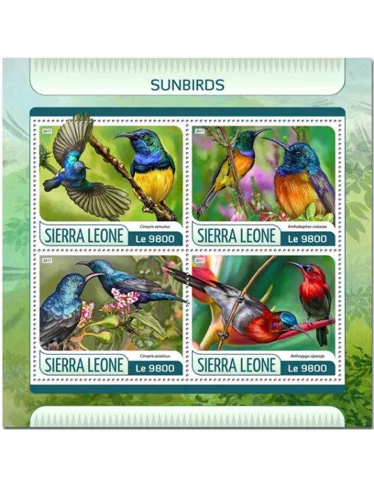 n° 7077/7080 - Timbre SIERRA LEONE Poste