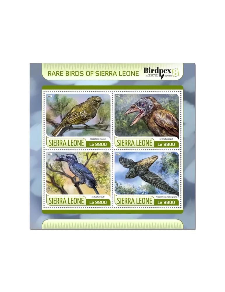 n° 7089/7092 - Timbre SIERRA LEONE Poste