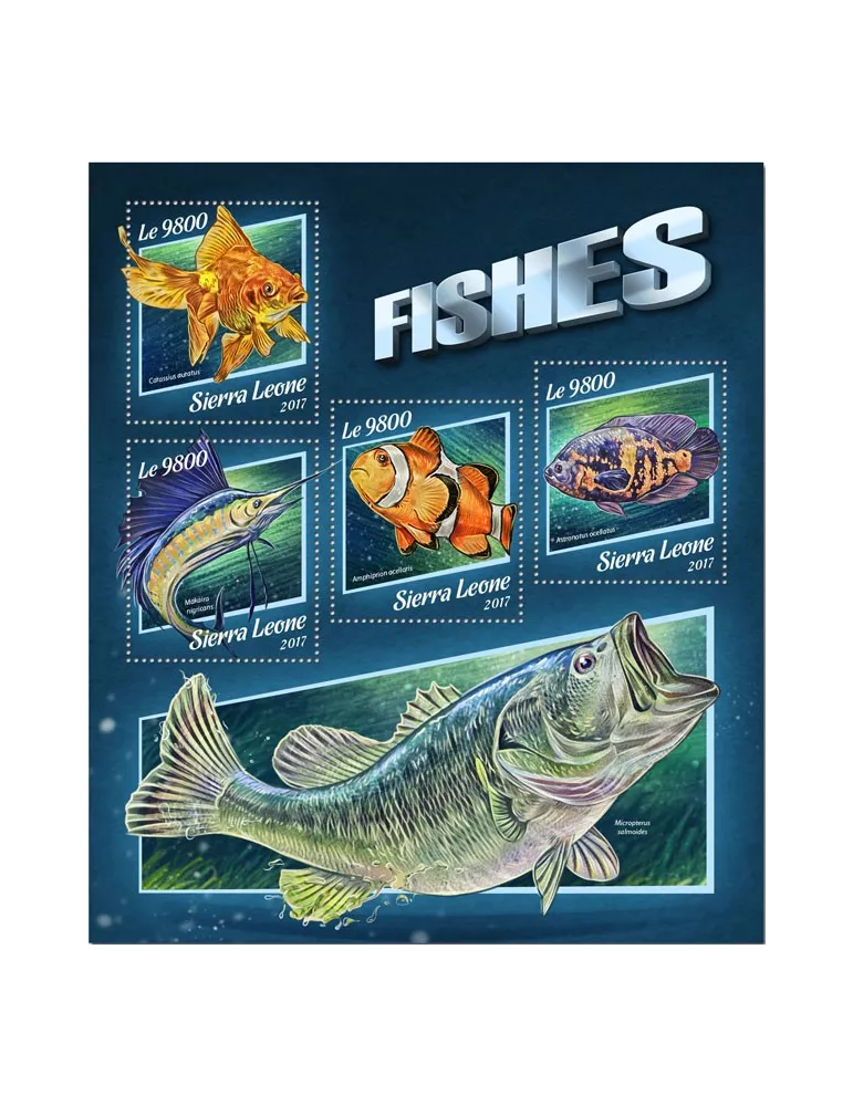 n° 7261/7264 - Timbre SIERRA LEONE Poste