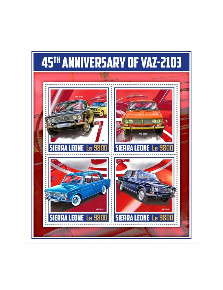 n° 7409/7412 - Timbre SIERRA LEONE Poste