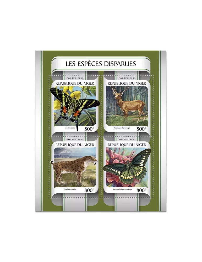 n° 4023/4026 - Timbre NIGER Poste