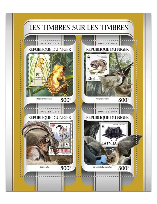 n° 4031/4034 - Timbre NIGER Poste