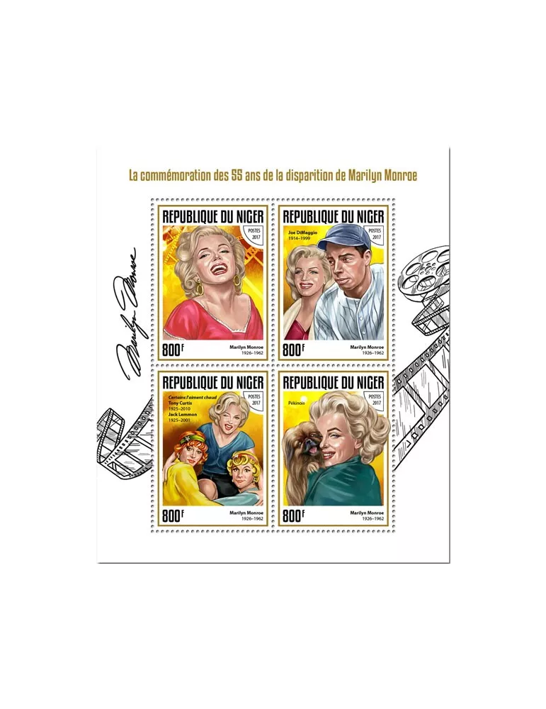 n° 4179/4182 - Timbre NIGER Poste