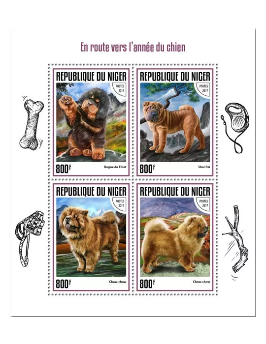 n° 4195/4198 - Timbre NIGER Poste