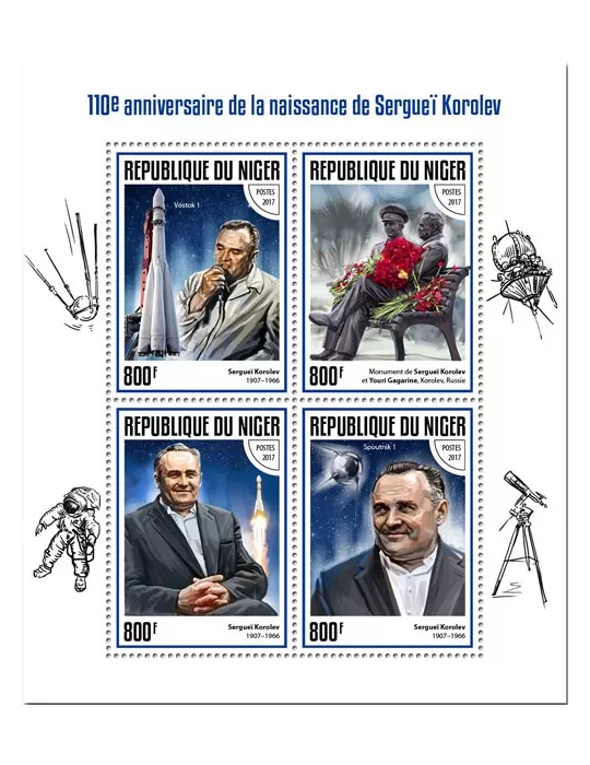 n° 4203/4206 - Timbre NIGER Poste