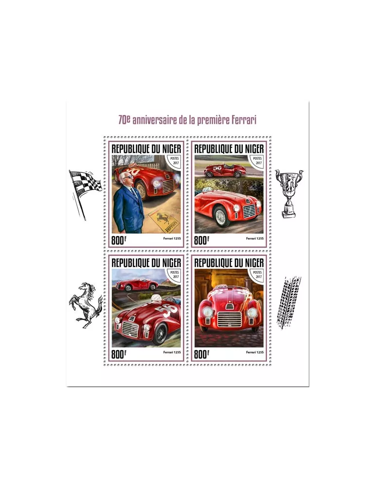 n° 4235/4238 - Timbre NIGER Poste