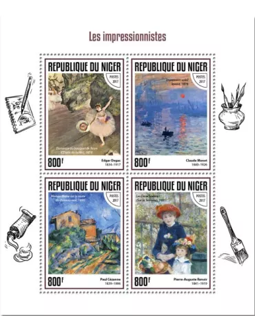 n° 4259/4262 - Timbre NIGER Poste