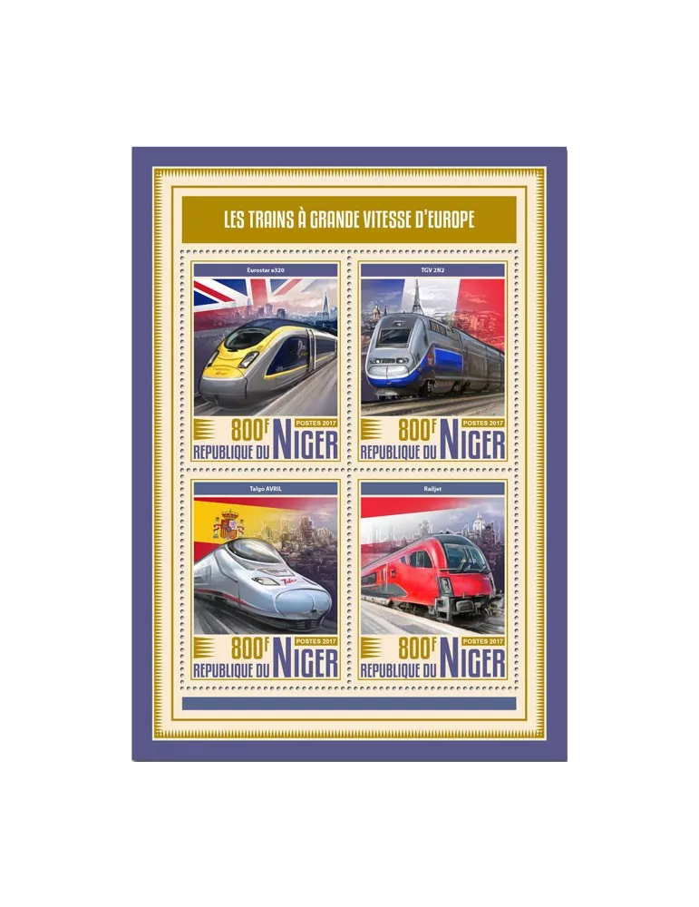 n° 4311/4314 - Timbre NIGER Poste