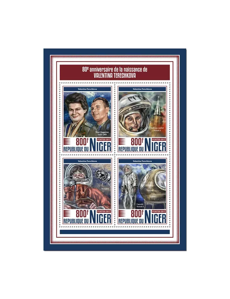 n° 4359/4362 - Timbre NIGER Poste