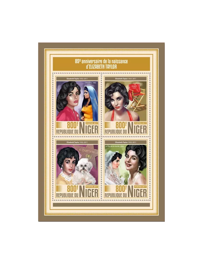 n° 4367/4370 - Timbre NIGER Poste