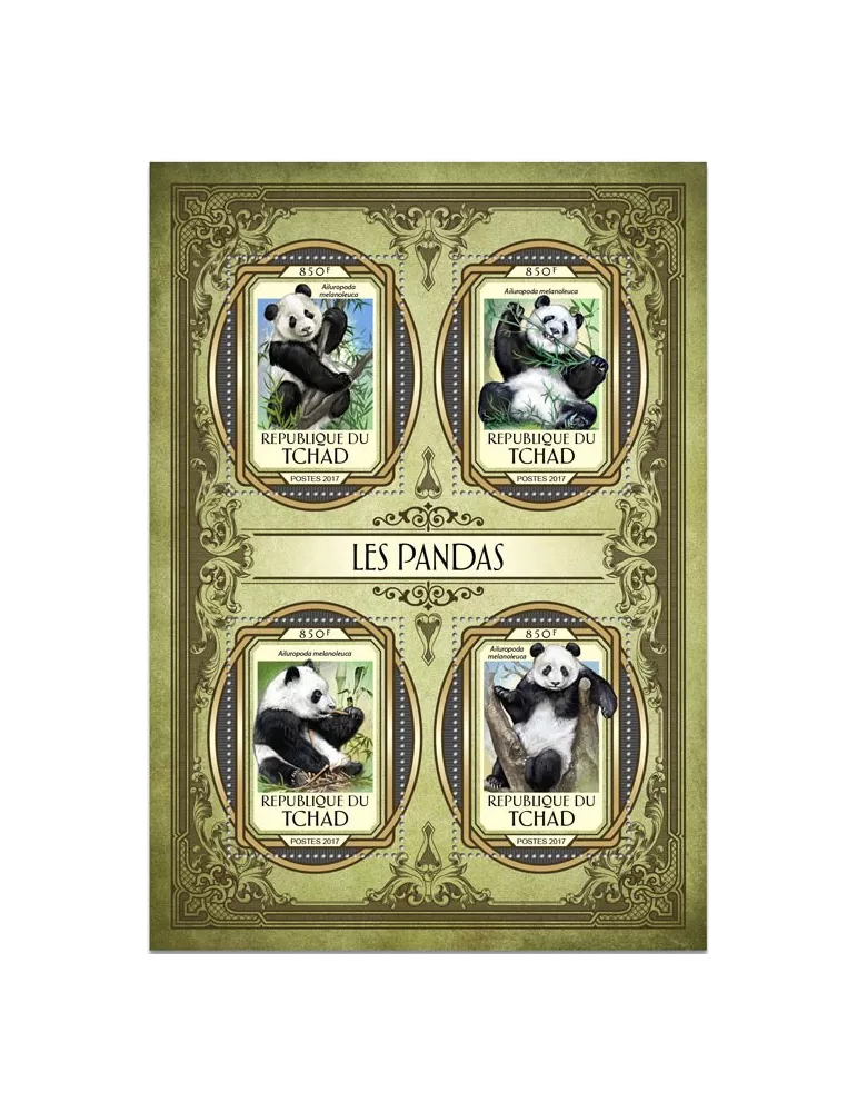 n° 1795/1798 - Timbre TCHAD Poste