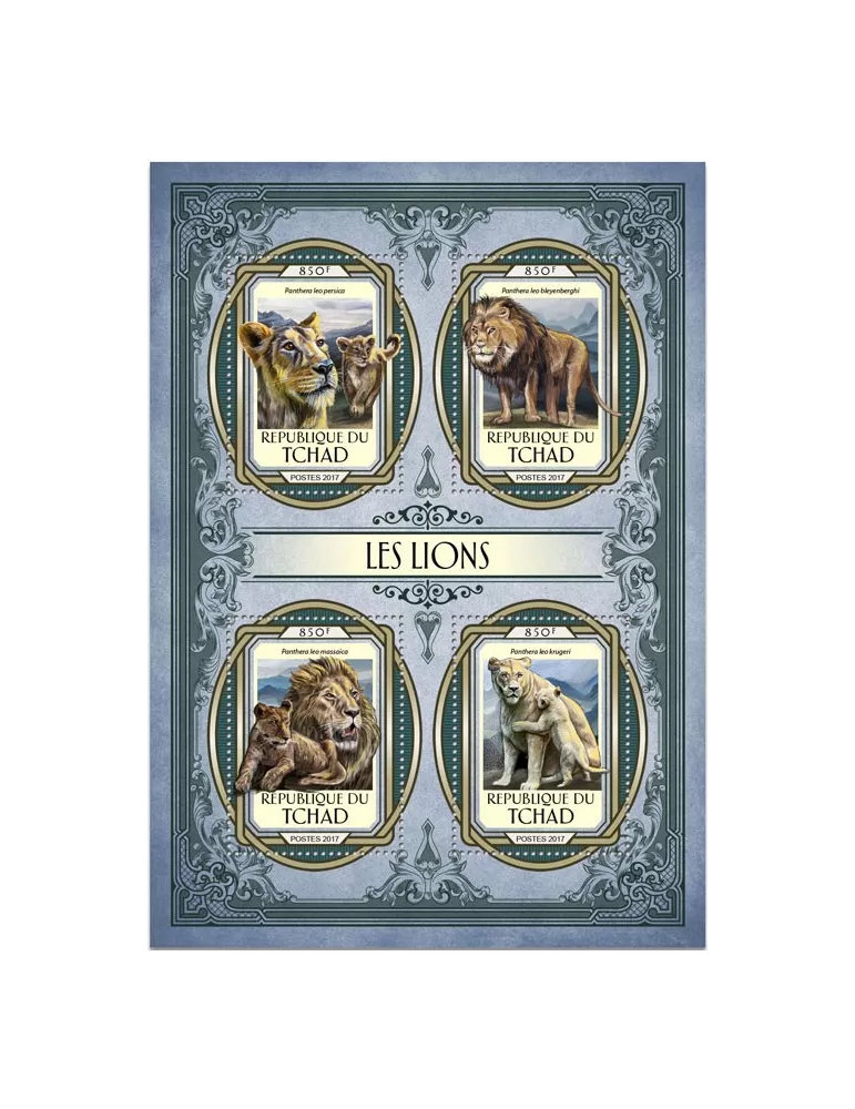 n° 1863/1866 - Timbre TCHAD Poste