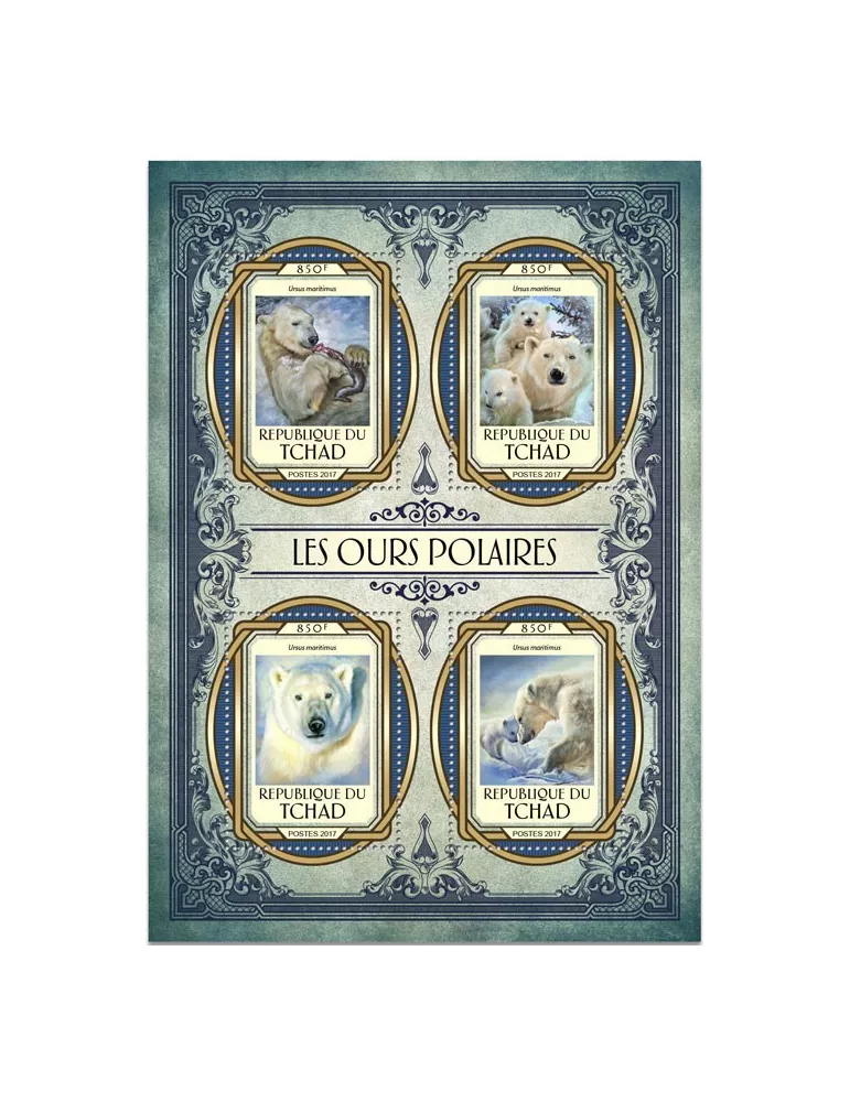 n° 1875/1878 - Timbre TCHAD Poste