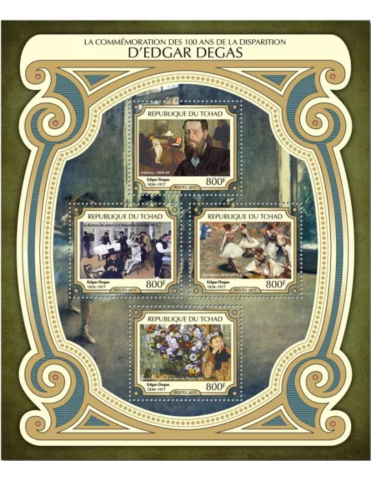 n° 1883/1886 - Timbre TCHAD Poste