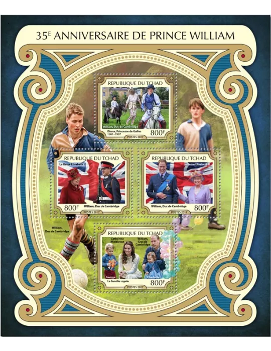 n° 1903/1906 - Timbre TCHAD Poste