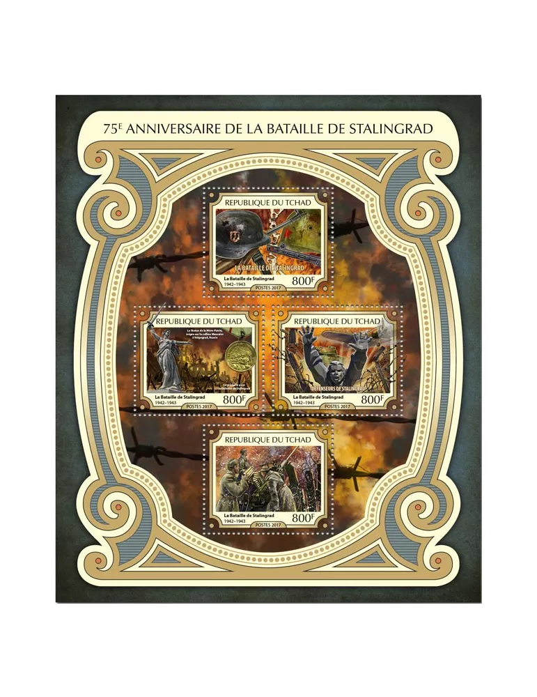 n° 1907/1910 - Timbre TCHAD Poste