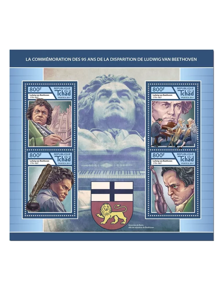 n° 2051/2054 - Timbre TCHAD Poste