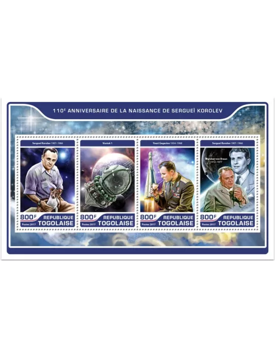 n° 5582/5585 - Timbre TOGO Poste