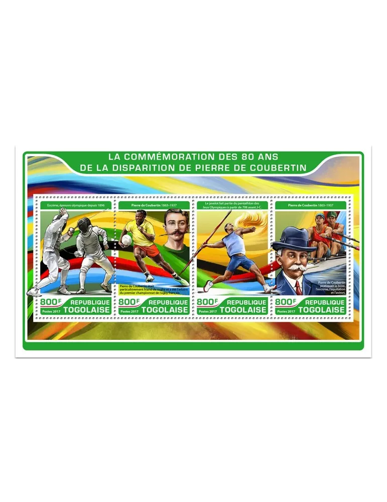 n° 5586/5589 - Timbre TOGO Poste