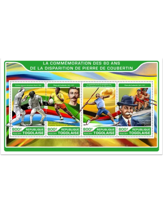 n° 5586/5589 - Timbre TOGO Poste