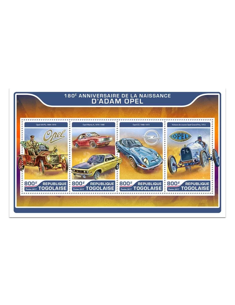 n° 5594/5597 - Timbre TOGO Poste