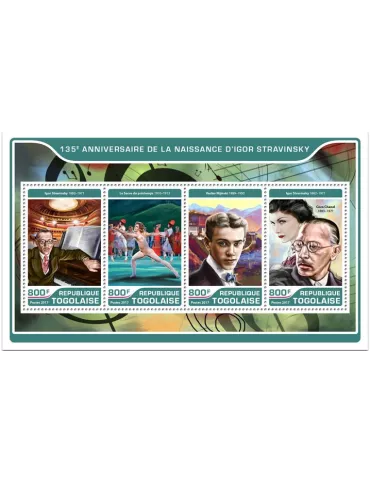 n° 5634/5637 - Timbre TOGO Poste