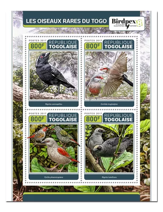 n° 5682/5685 - Timbre TOGO Poste