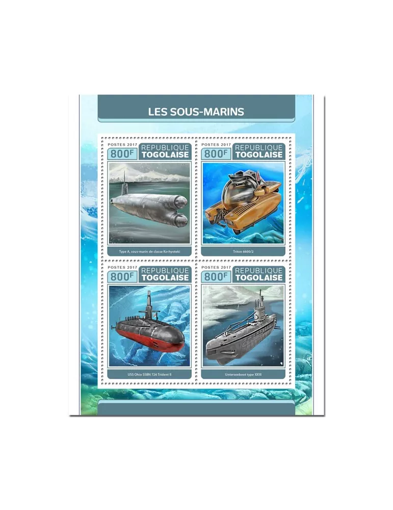 n° 5702/5705 - Timbre TOGO Poste