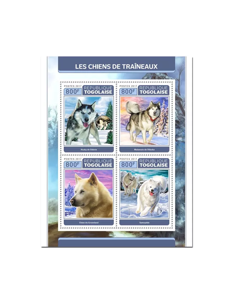 n° 5706/5709 - Timbre TOGO Poste