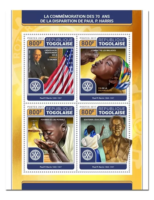 n° 5722/5725 - Timbre TOGO Poste