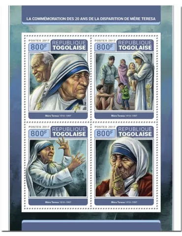 n° 5726/5729 - Timbre TOGO Poste