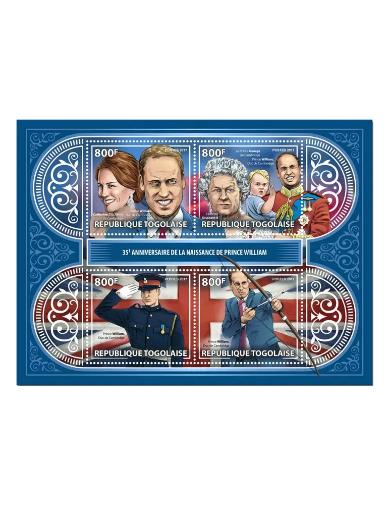 n° 5776/5779 - Timbre TOGO Poste