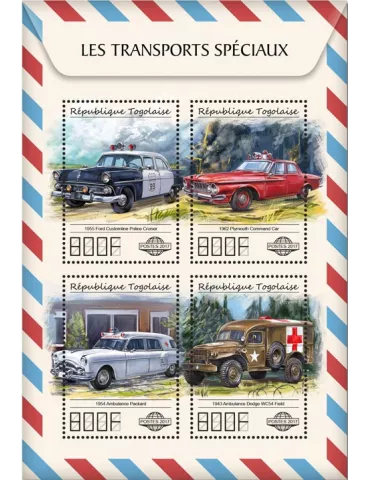 n° 5865/5868 - Timbre TOGO Poste