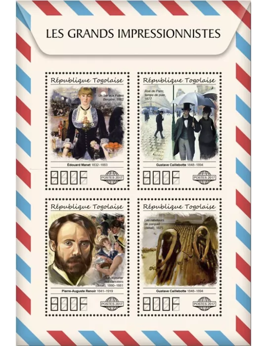 n° 5889/5892 - Timbre TOGO Poste