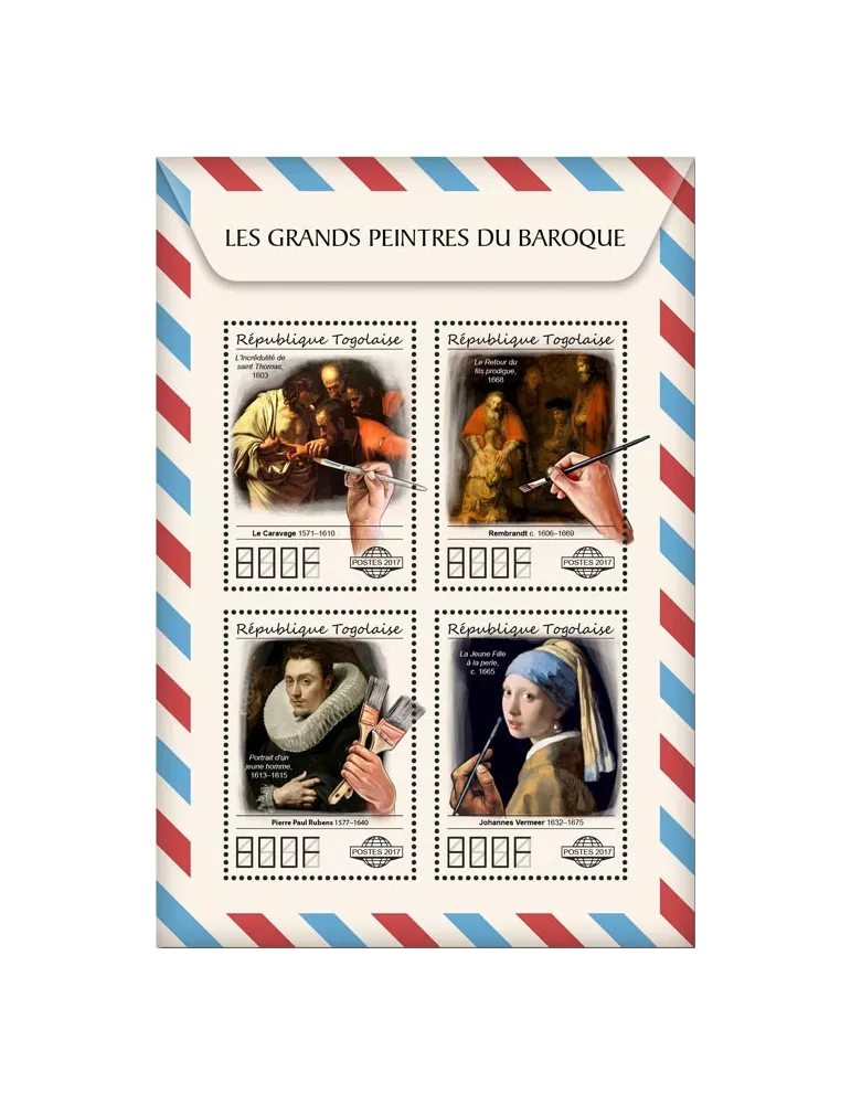 n° 5901/5904 - Timbre TOGO Poste