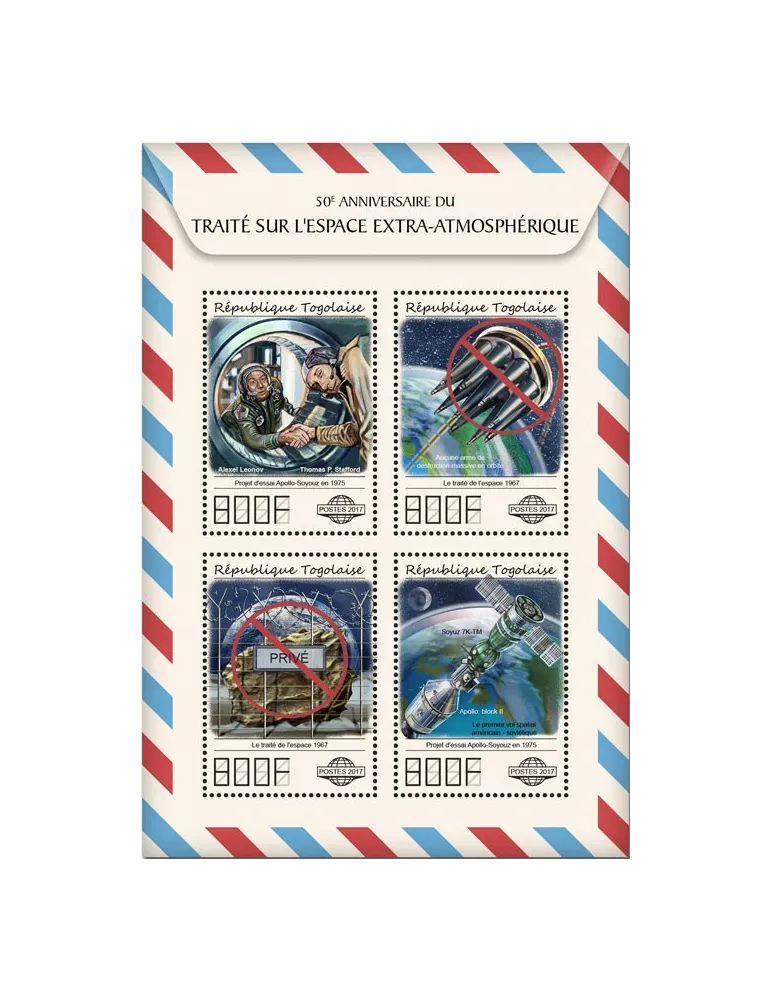 n° 5925/5928 - Timbre TOGO Poste