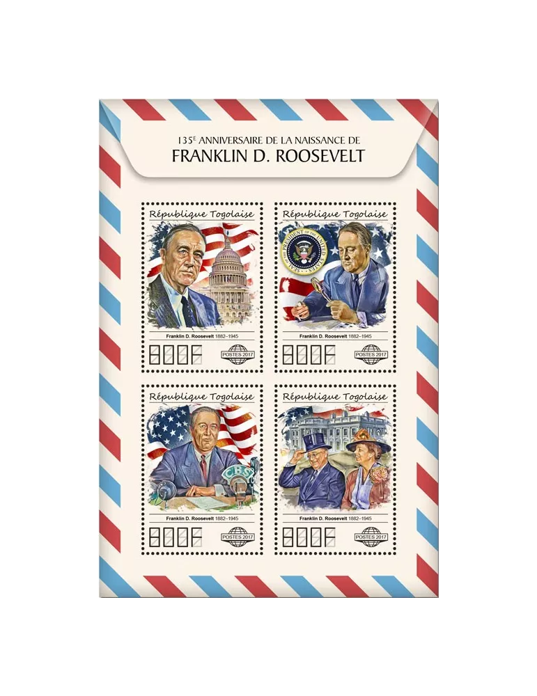 n° 5941/5944 - Timbre TOGO Poste