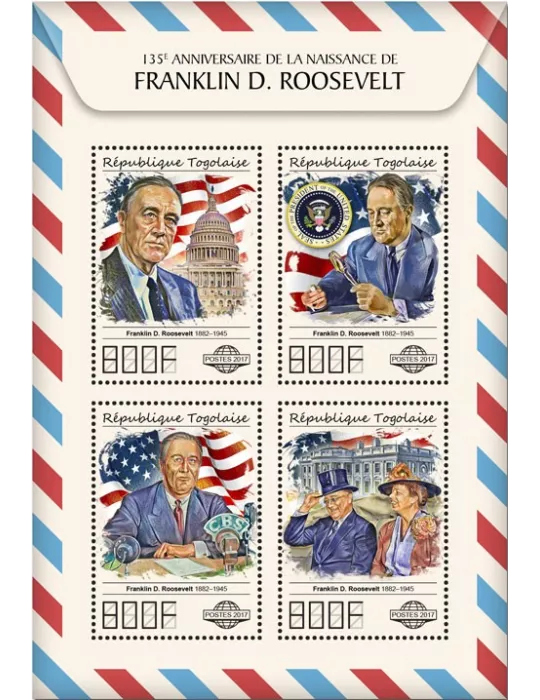 n° 5941/5944 - Timbre TOGO Poste