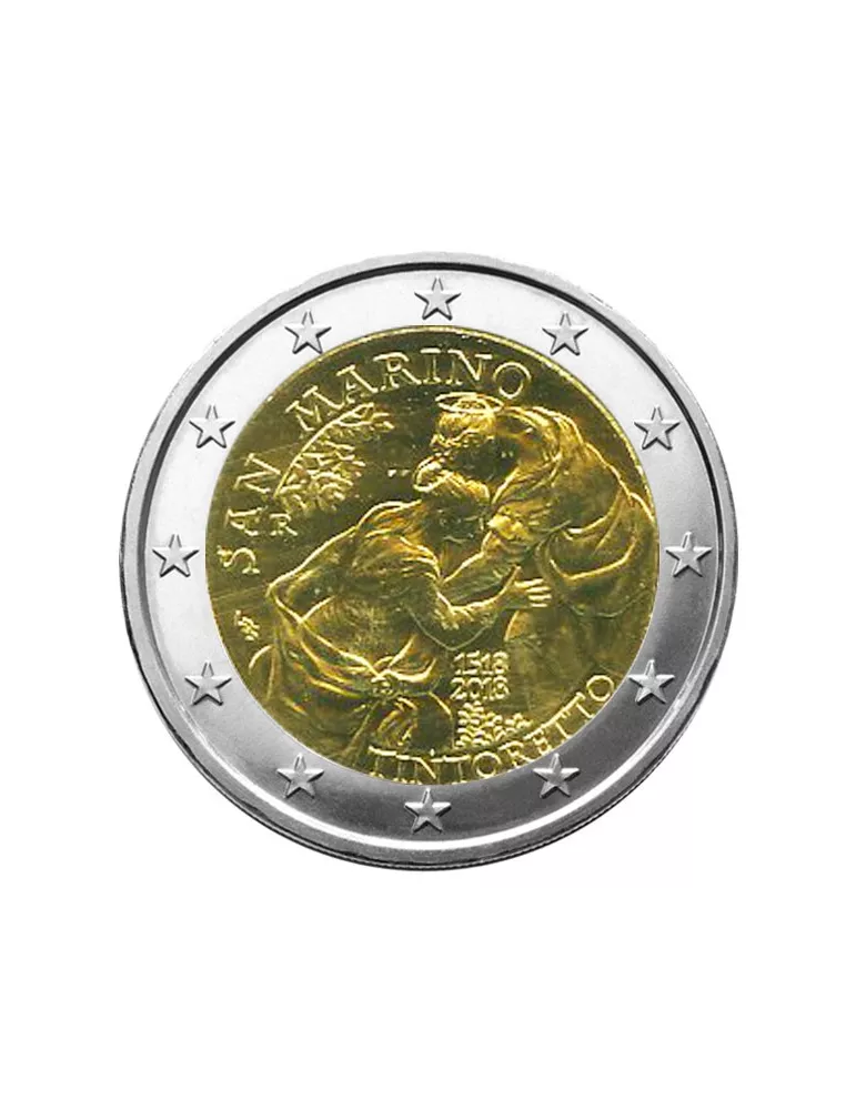 BU : 2 EURO COMMEMORATIVE 2018 : SAINT-MARIN (Le Tintoret)