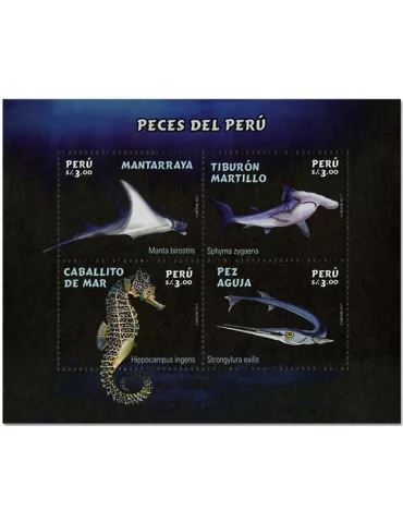 n° 90 - Timbre PÉROU Blocs et feuillets