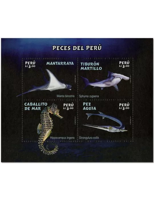 n° 90 - Timbre PÉROU Blocs et feuillets