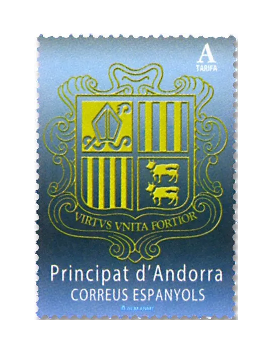 n° 451 - Timbre ANDORRE ESPAGNOL Poste