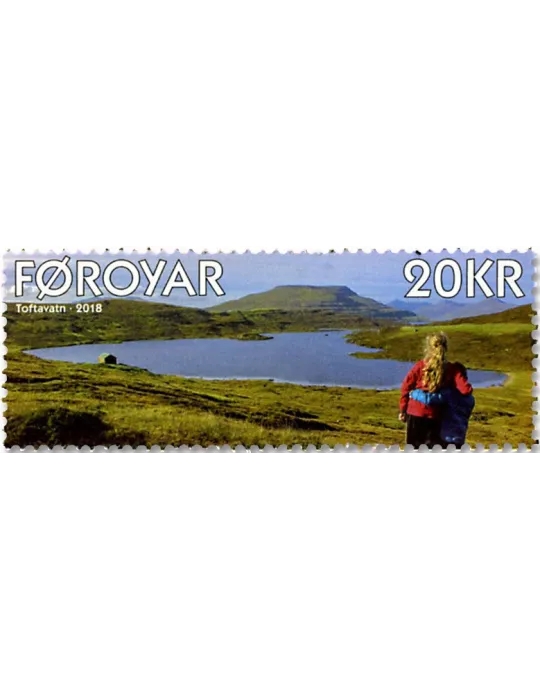 n° 910/911 - Timbre ILE FEROE Poste